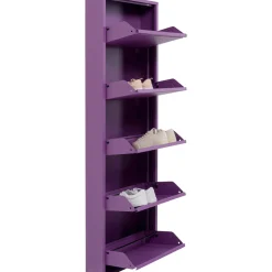 KARE Design Rangements À Chaussures Rabattables|Meuble À Chaussures Caruso 5 Violet (Mo)