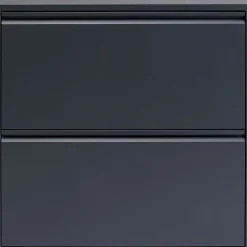 KARE Design Rangements À Chaussures Rabattables|Meuble À Chaussures Caruso 2 Double Anthracite