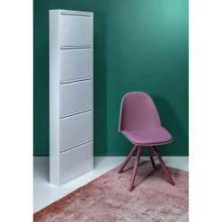 KARE Design Rangements À Chaussures Rabattables|Meuble À Chaussures Caruso 5 Blanc