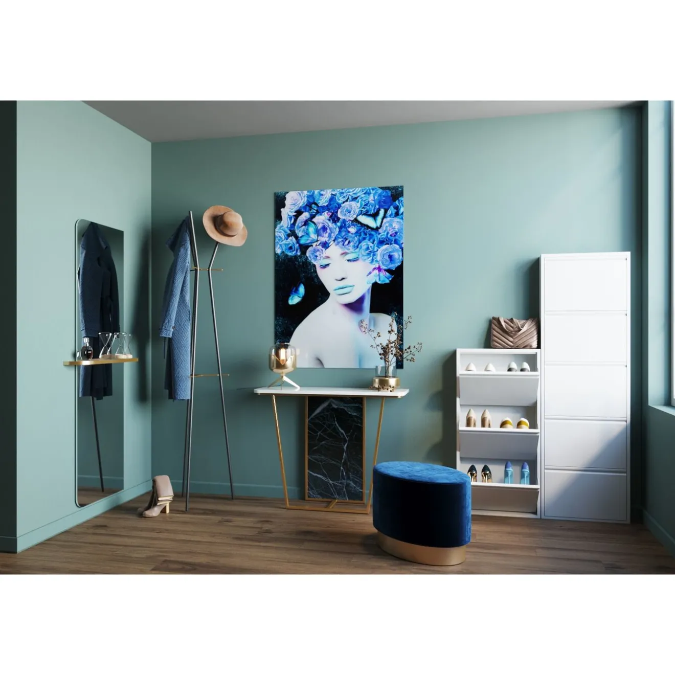 KARE Design Rangements À Chaussures Rabattables|Meuble À Chaussures Caruso 5 Blanc