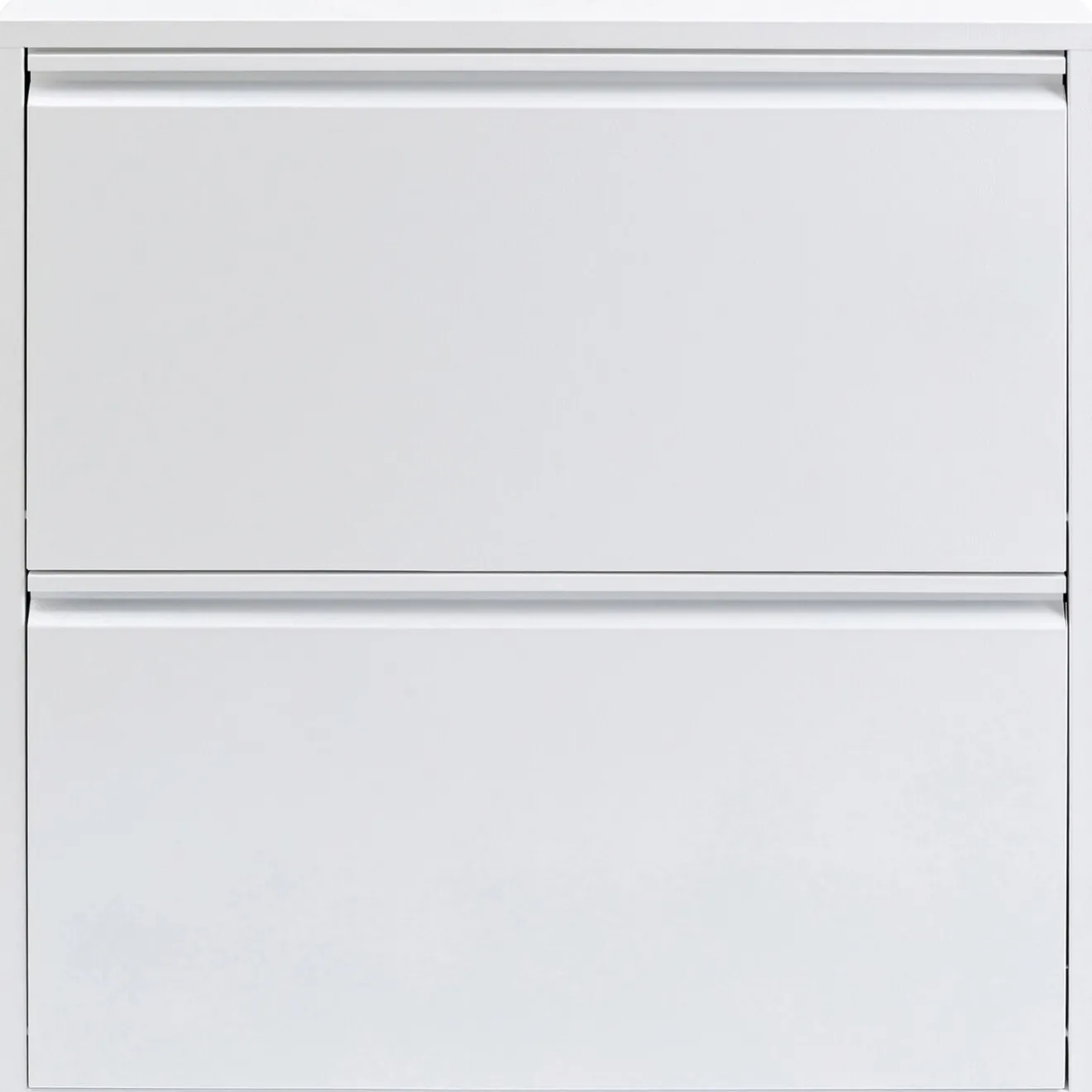 KARE Design Rangements À Chaussures Rabattables|Meuble À Chaussures Caruso 2 Double Blanc