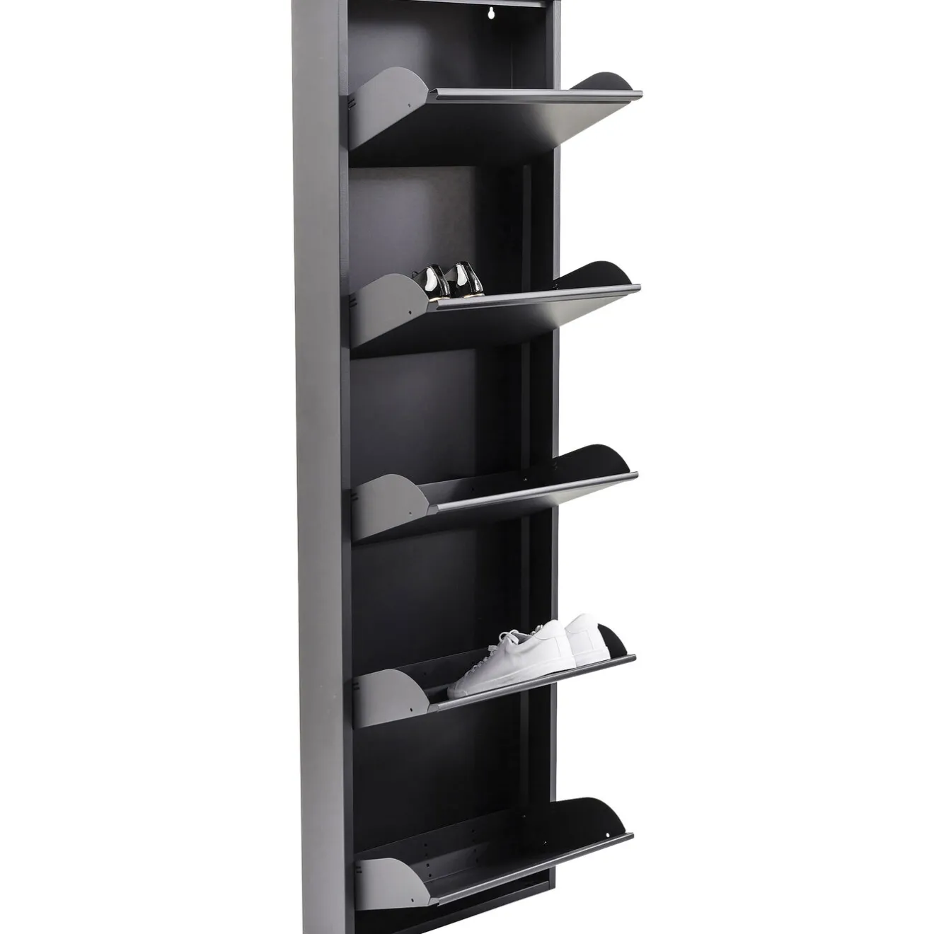 KARE Design Rangements À Chaussures Rabattables|Meuble À Chaussures Caruso 5 Anthracite