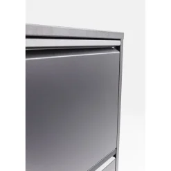 KARE Design Rangements À Chaussures Rabattables|Meuble À Chaussures Caruso 3 Anthracite (Mo)