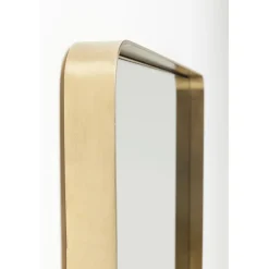 KARE Design Miroirs Muraux|Miroir Curve Rectangulaire Laiton 80X120Cm