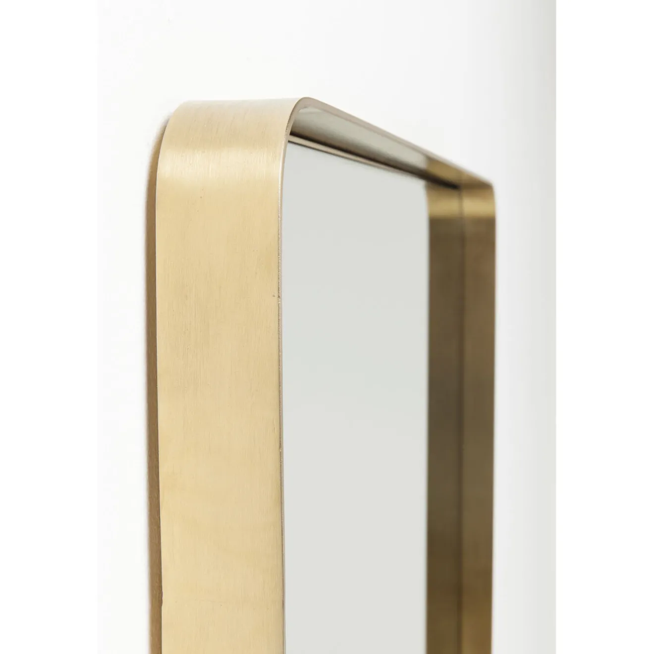 KARE Design Miroirs Muraux|Miroir Curve Rectangulaire Laiton 80X120Cm