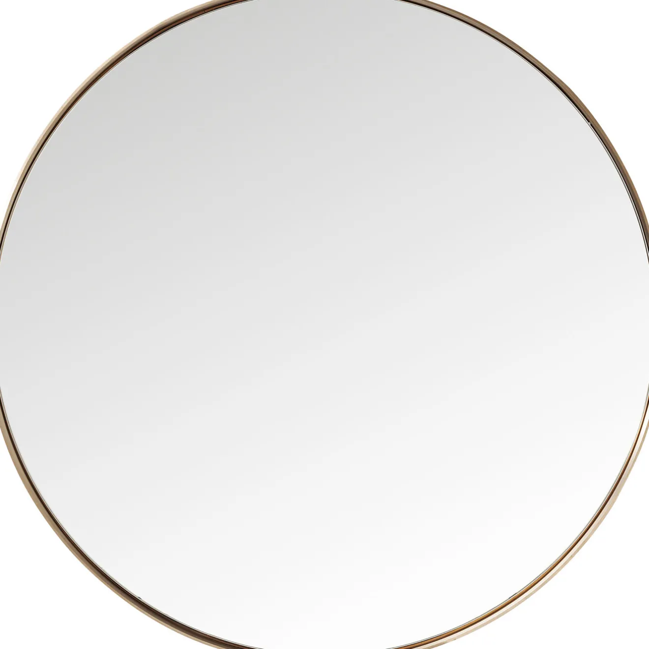 KARE Design Miroirs Muraux|Miroir Curve Rond Cuivre O100Cm
