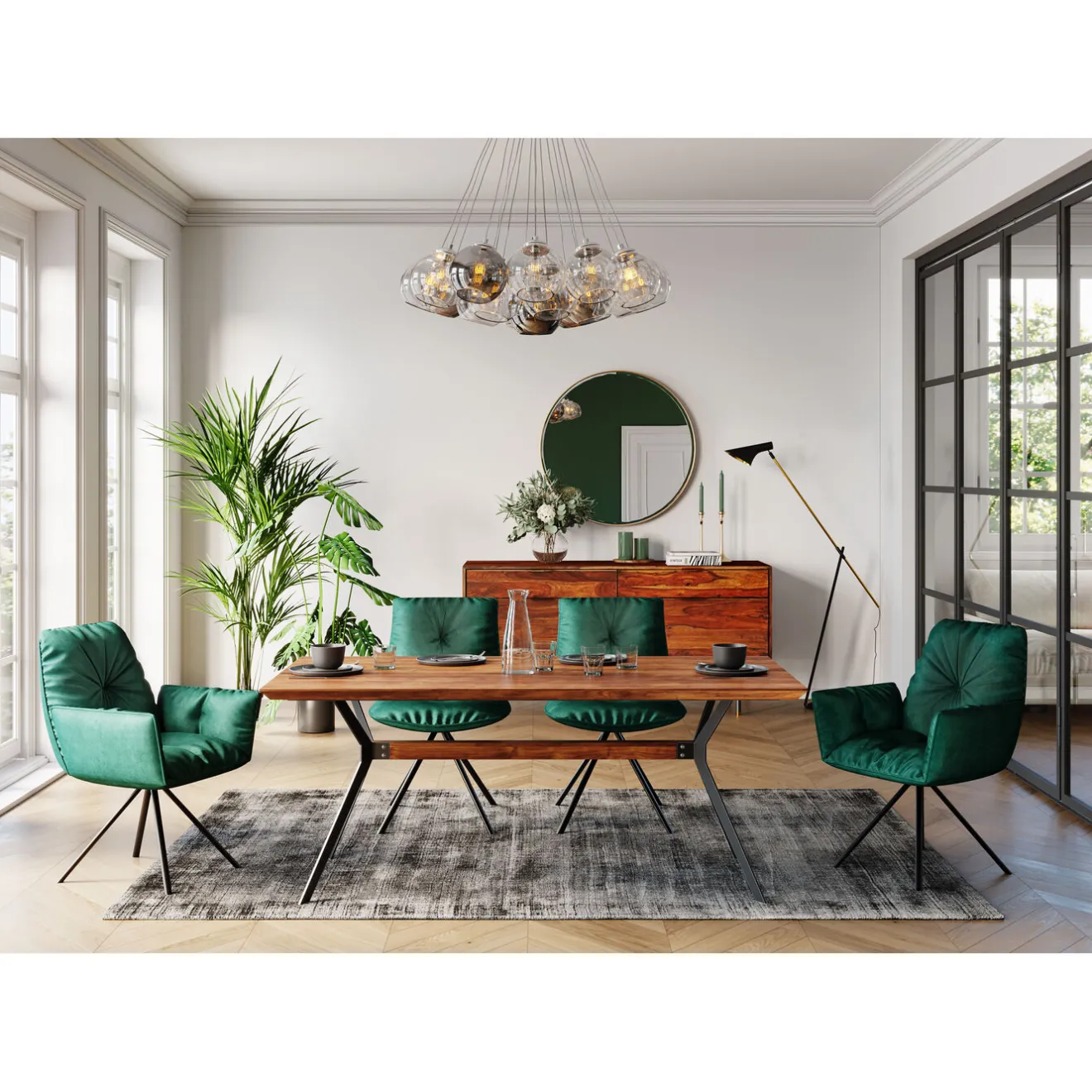 KARE Design Miroirs Muraux|Miroir Curve Rond Cuivre O100Cm