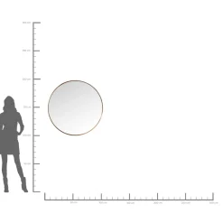 KARE Design Miroirs Muraux|Miroir Curve Rond Cuivre O100Cm
