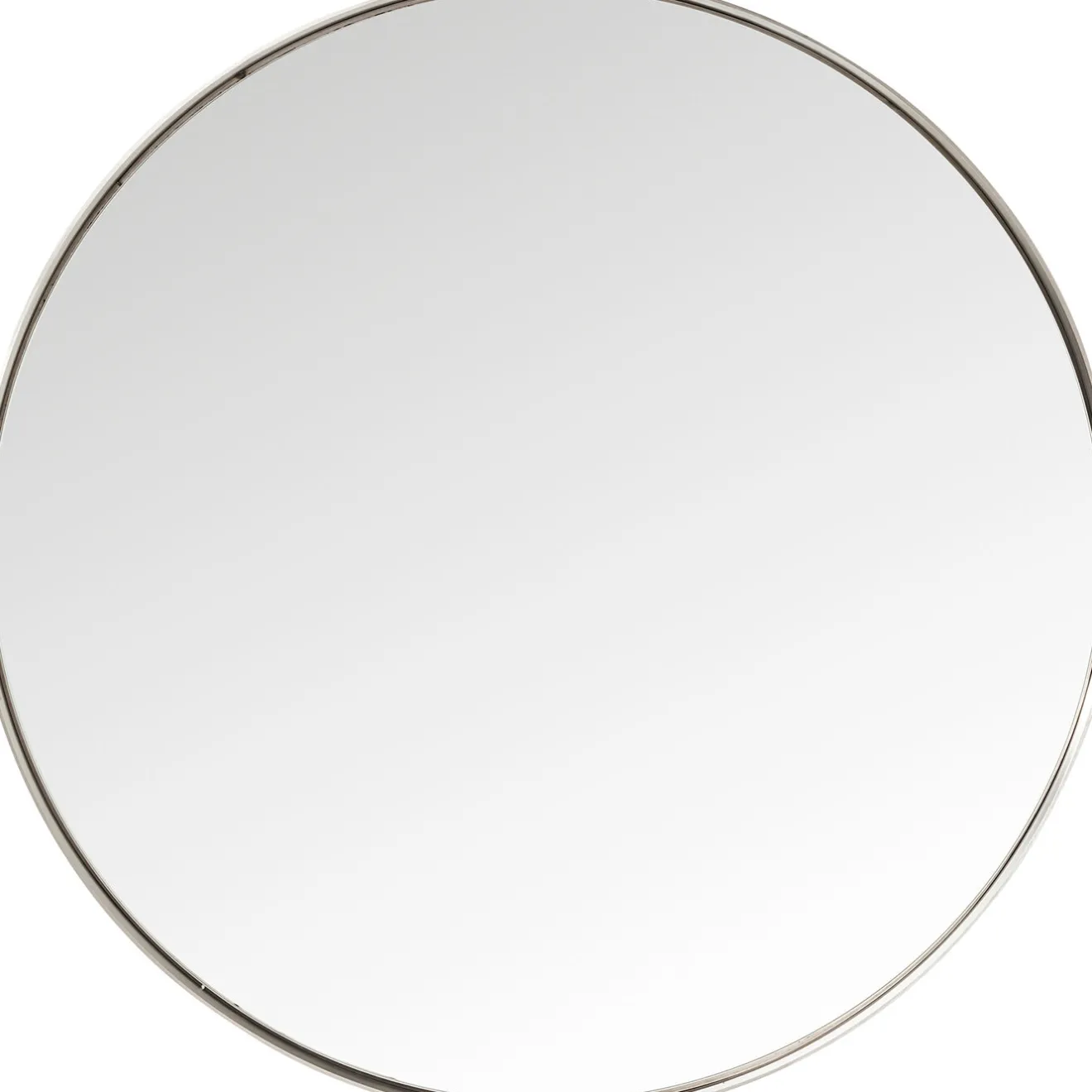 KARE Design Miroirs Muraux|Miroir Curve Rond Inox O100Cm
