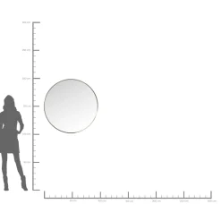 KARE Design Miroirs Muraux|Miroir Curve Rond Inox O100Cm