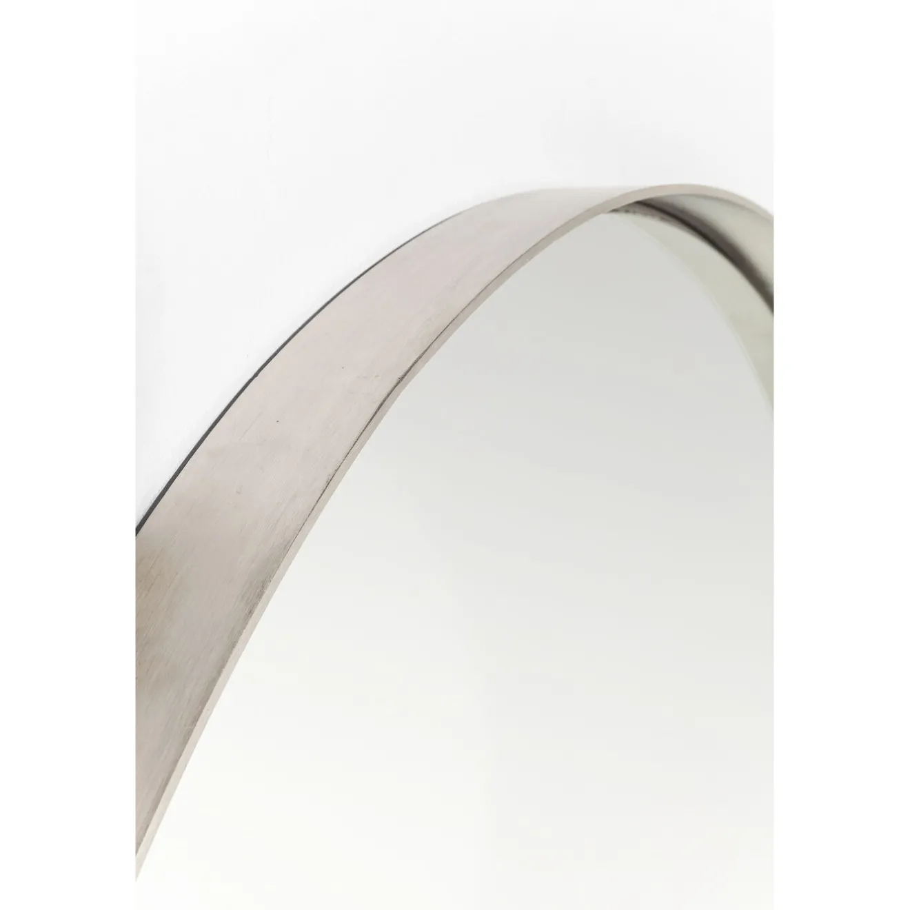 KARE Design Miroirs Muraux|Miroir Curve Rond Inox O100Cm
