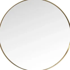 KARE Design Miroirs Muraux|Miroir Curve Rond Laiton O100Cm