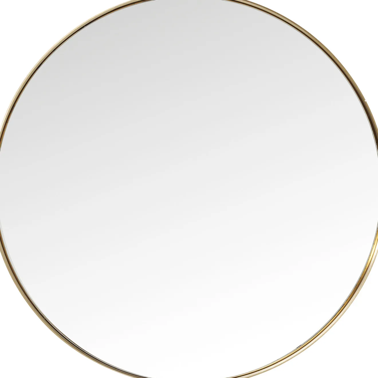 KARE Design Miroirs Muraux|Miroir Curve Rond Laiton O100Cm