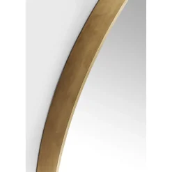 KARE Design Miroirs Muraux|Miroir Curve Rond Laiton O100Cm