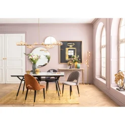 KARE Design Miroirs Muraux|Miroir Curve Rond Laiton O100Cm