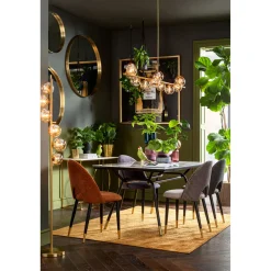 KARE Design Miroirs Muraux|Miroir Curve Rond Laiton O100Cm