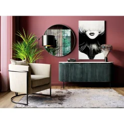 KARE Design Miroirs Muraux|Miroir Curvy Look Chrome O100