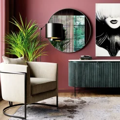 KARE Design Miroirs Muraux|Miroir Curvy Look Chrome O100