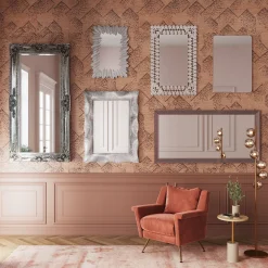 KARE Design Miroirs Muraux|Miroir Frame Eve Argente 180X90Cm