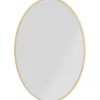 KARE Design Miroirs Muraux|Miroir Jetset Ovale Dore 94X64Cm