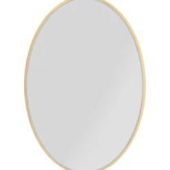 KARE Design Miroirs Muraux|Miroir Jetset Ovale Dore 94X64Cm