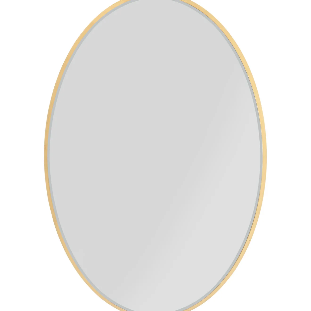 KARE Design Miroirs Muraux|Miroir Jetset Ovale Dore 94X64Cm