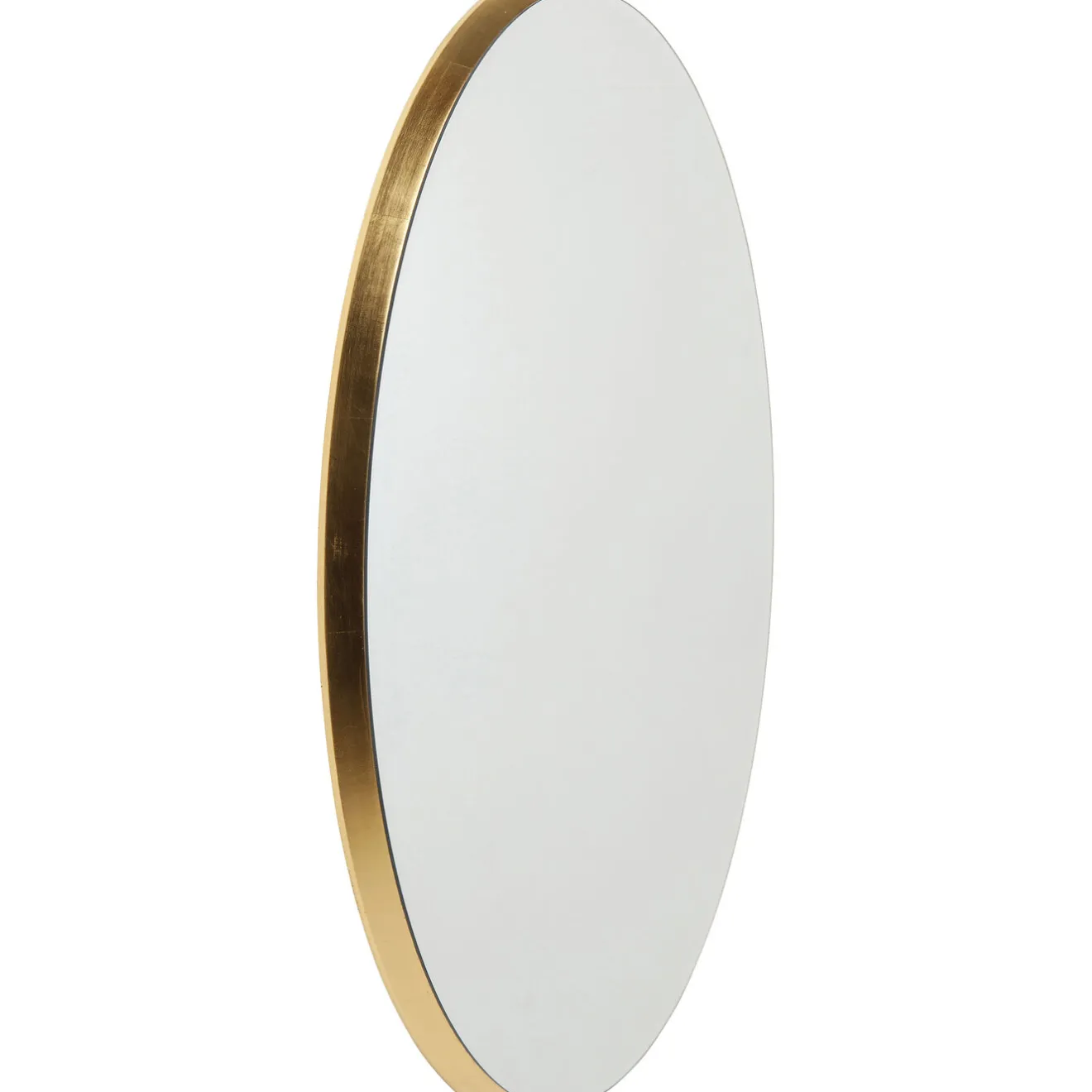 KARE Design Miroirs Muraux|Miroir Jetset Ovale Dore 94X64Cm