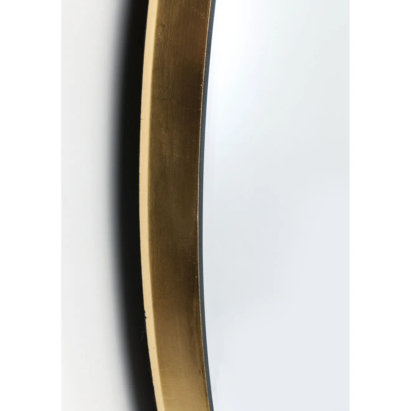 KARE Design Miroirs Muraux|Miroir Jetset Ovale Dore 94X64Cm