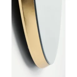 KARE Design Miroirs Muraux|Miroir Jetset Ovale Dore 94X64Cm