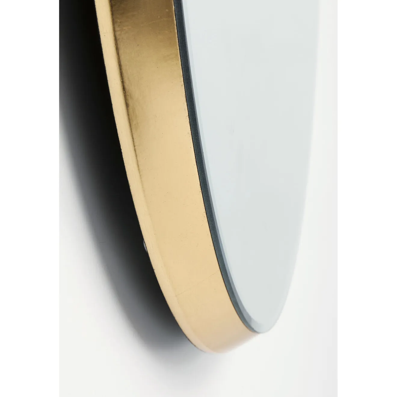 KARE Design Miroirs Muraux|Miroir Jetset Ovale Dore 94X64Cm