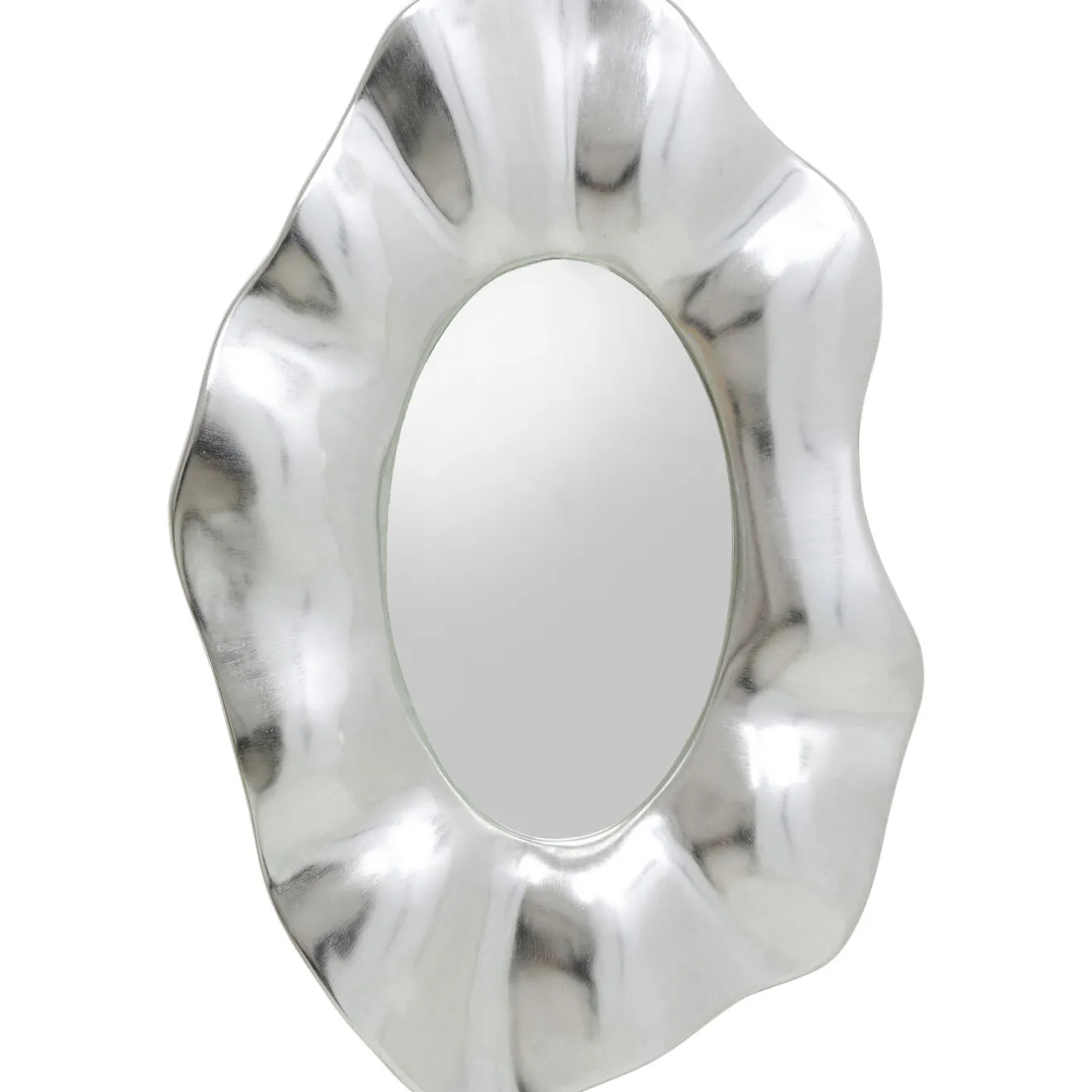 KARE Design Miroirs Muraux|Miroir Mural Riley Argente 150X98Cm