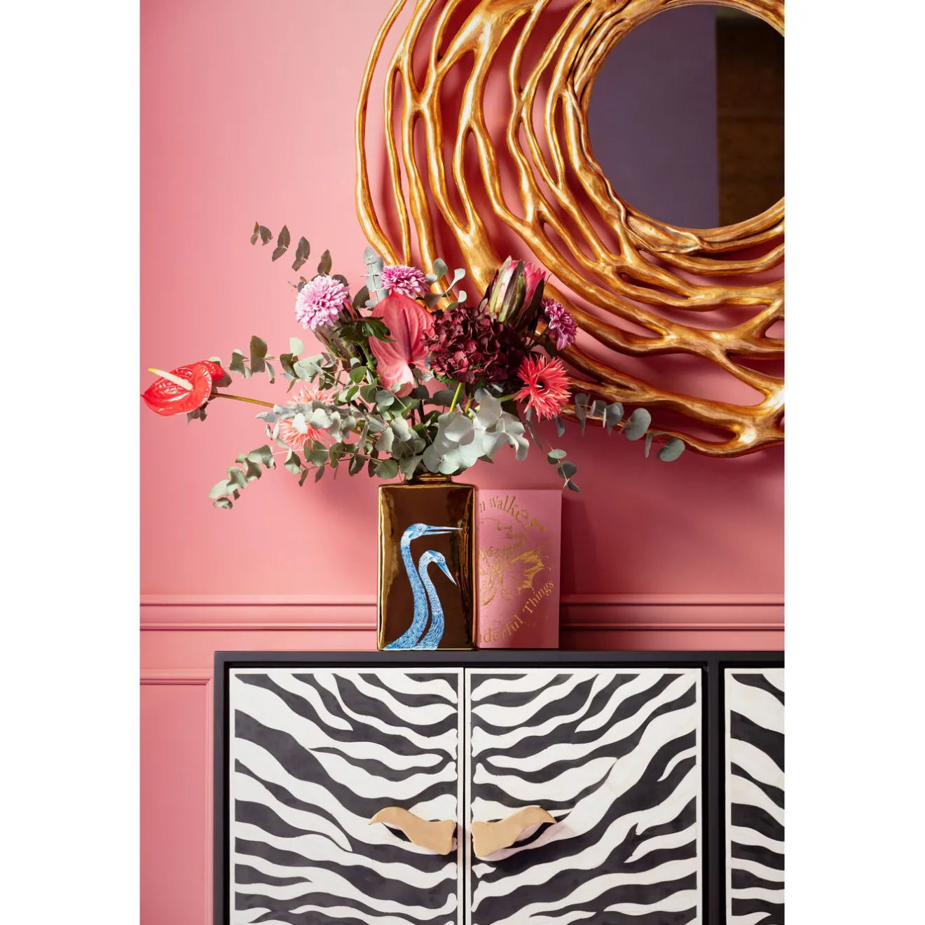 KARE Design Miroirs Muraux|Miroir Mural Twiggy Dore O121Cm