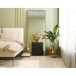 KARE Design Miroirs Muraux|Miroir Ombra Soft Noir 200X80Cm