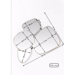 KARE Design Miroirs Muraux|Miroir Shapes 130X110Cm