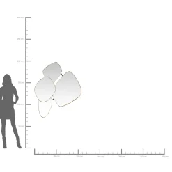 KARE Design Miroirs Muraux|Miroir Shapes 130X110Cm