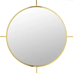 KARE Design Miroirs Muraux|Miroir Stanford Frame Round Gold O90Cm