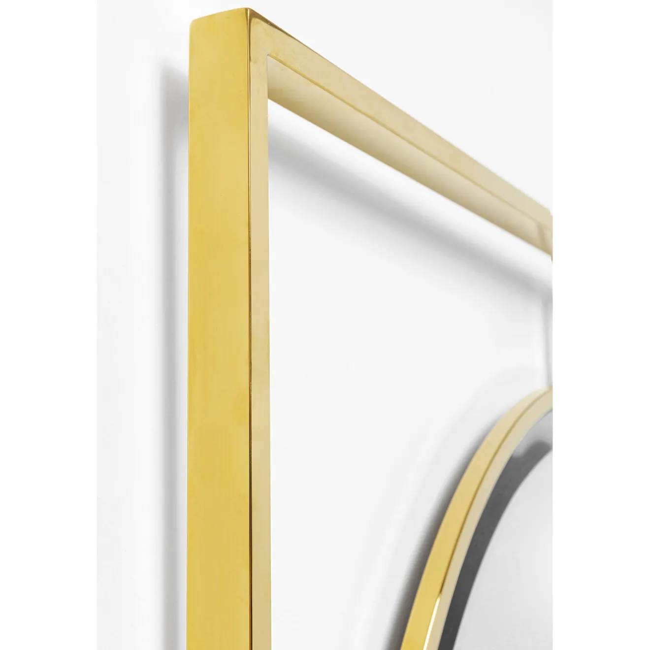 KARE Design Miroirs Muraux|Miroir Stanford Frame Round Gold O90Cm