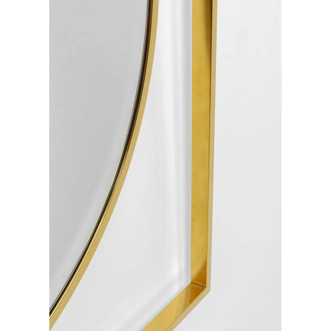 KARE Design Miroirs Muraux|Miroir Stanford Frame Round Gold O90Cm