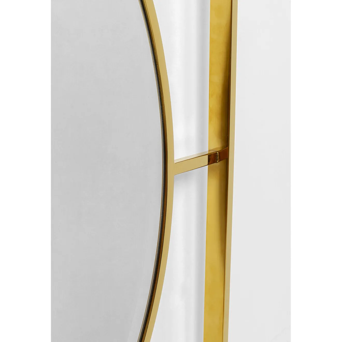 KARE Design Miroirs Muraux|Miroir Stanford Frame Round Gold O90Cm