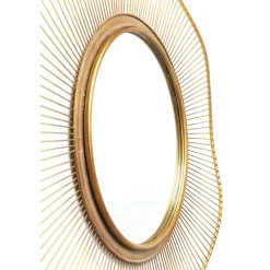 KARE Design Miroirs Muraux|Miroir Sun Storm Gold O93Cm