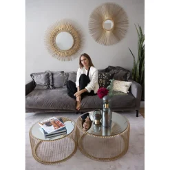 KARE Design Miroirs Muraux|Miroir Sunbeam O90Cm