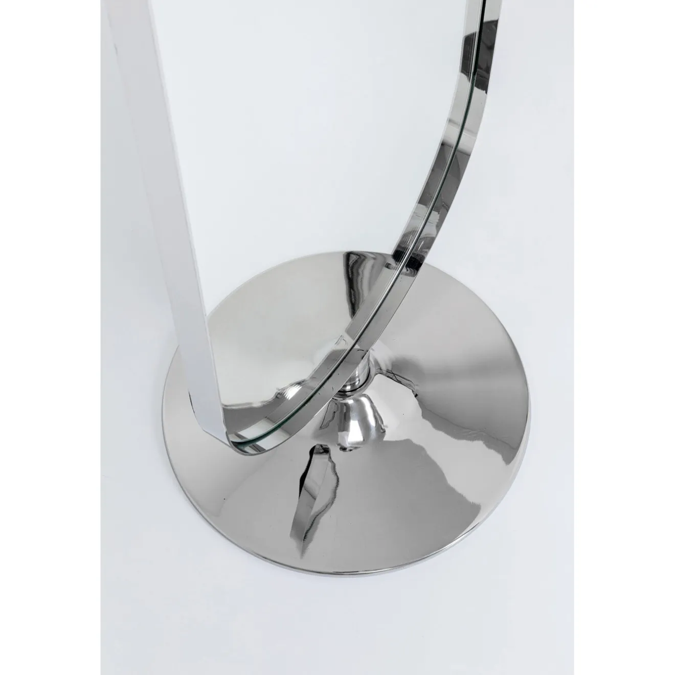 KARE Design Miroirs Sur Pied|Miroir Sur Pied Curvy Acier Poli 40X170Cm