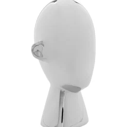 KARE Design Objets Déco|Objet Décoratif Abstract Face Argente 22Cm