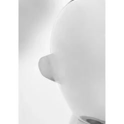 KARE Design Objets Déco|Objet Décoratif Abstract Face Argente 22Cm