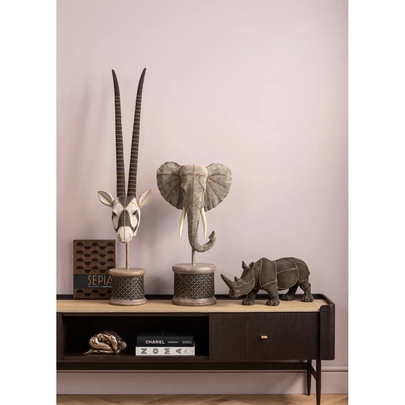 KARE Design Objets Déco|Objet Décoratif Antelope Head Pearls Gm