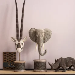 KARE Design Objets Déco|Objet Décoratif Antelope Head Pearls Gm