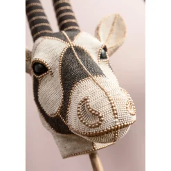 KARE Design Objets Déco|Objet Décoratif Antelope Head Pearls Gm