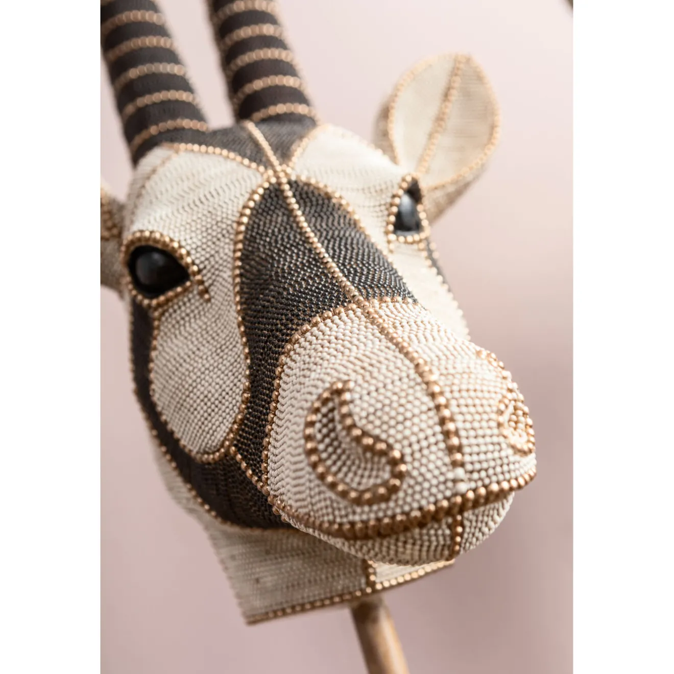 KARE Design Objets Déco|Objet Décoratif Antelope Head Pearls Gm