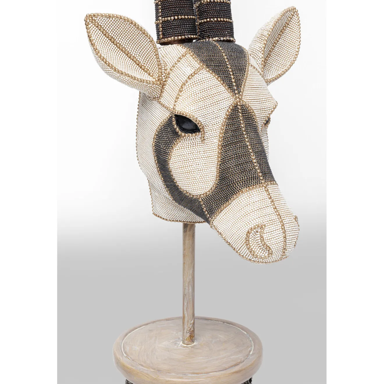 KARE Design Objets Déco|Objet Décoratif Antelope Head Pearls Gm