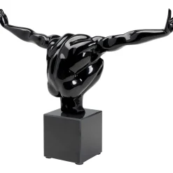 KARE Design Objets Déco|Objet Décoratif Athlete Noir 75Cm